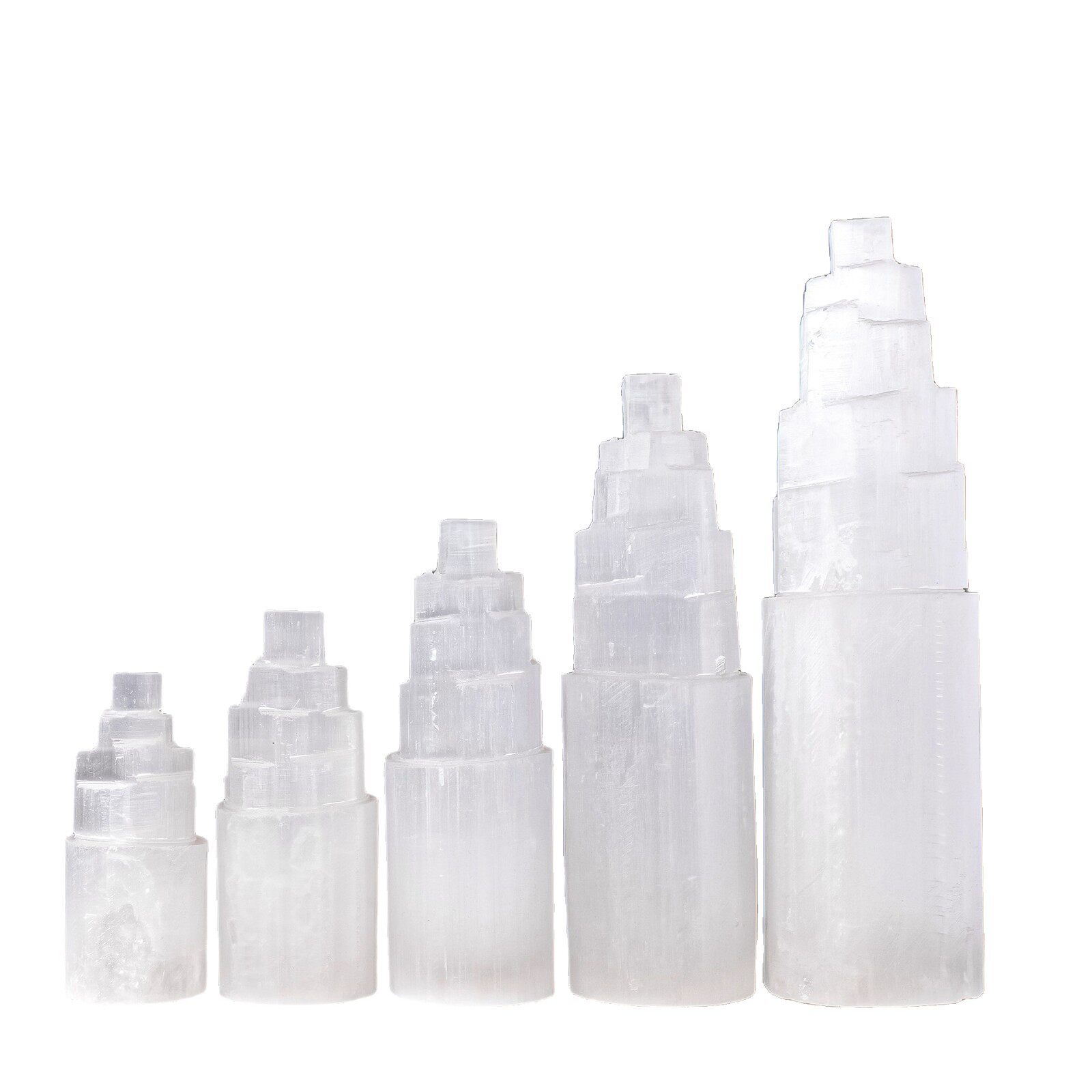 Gems of Light — Premium Selenite Pyramid