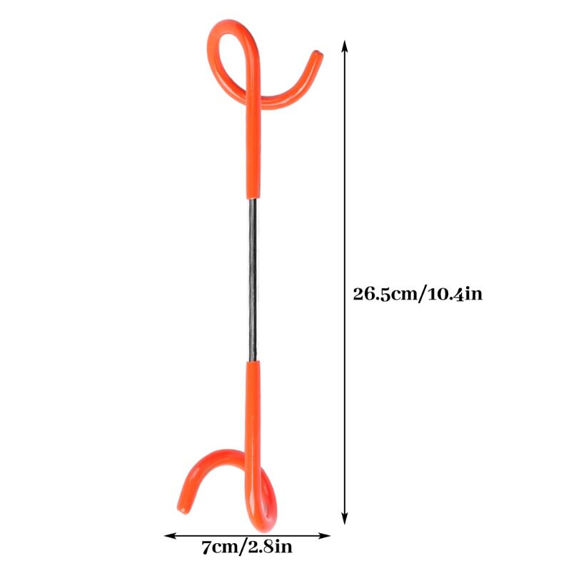 钩子野营双钩露营灯杆挂钩不锈钢猪尾巴置物多功能万能钩s型