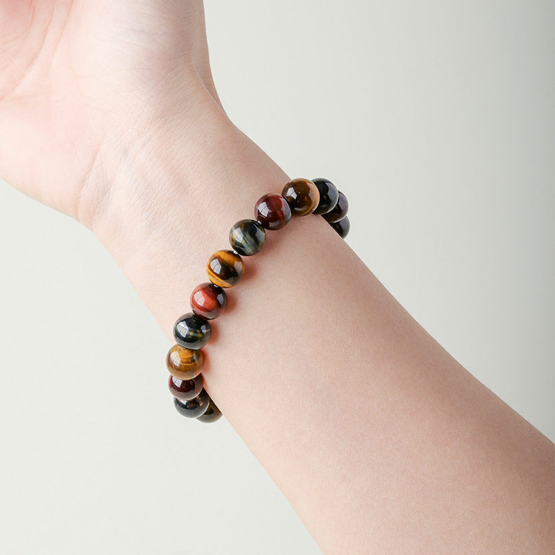 Triple Color Tiger's Eye Bracelet
