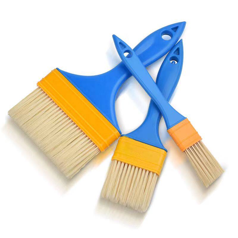 蓝柄尖尾植毛刷 塑料柄毛刷油漆刷扫灰尘刷子耐高温 不易掉毛丝刷