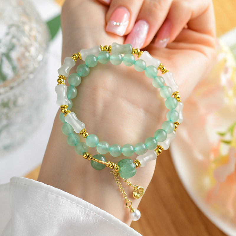 Earth's Treasure — Natural Green Aventurine Bracelet