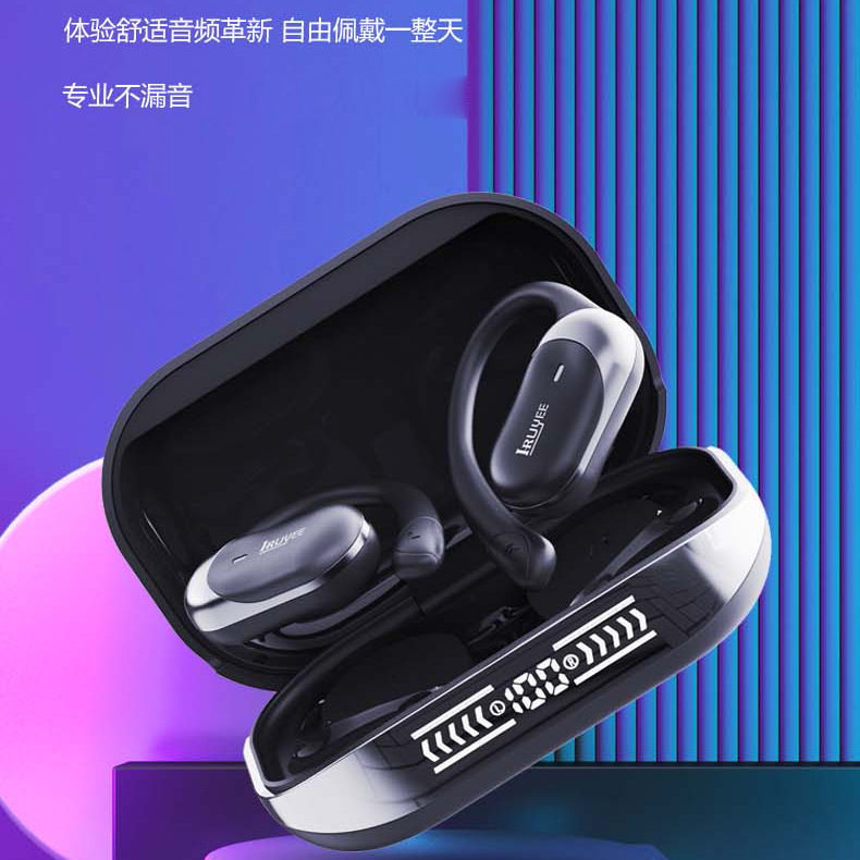 跨境智能AI翻译耳机开放半入耳挂耳式式OWS运动无线蓝牙耳机