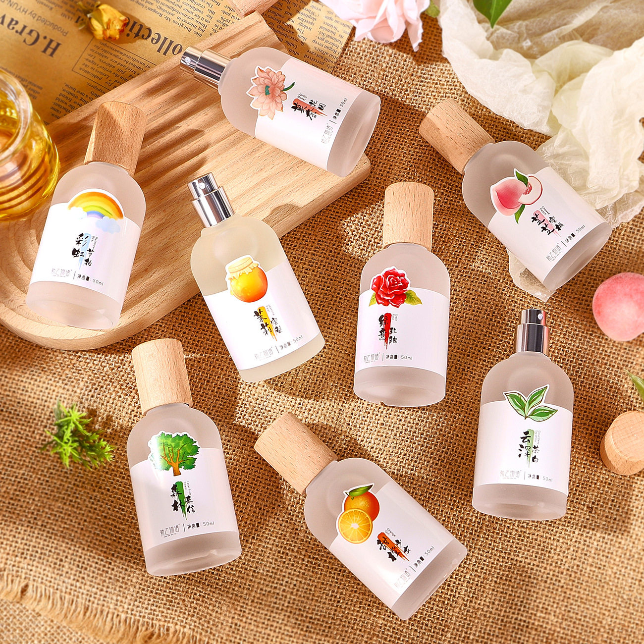 娇之物语东京柑橘香水清新女士持久淡香香水茉莉玫瑰香水工厂批发