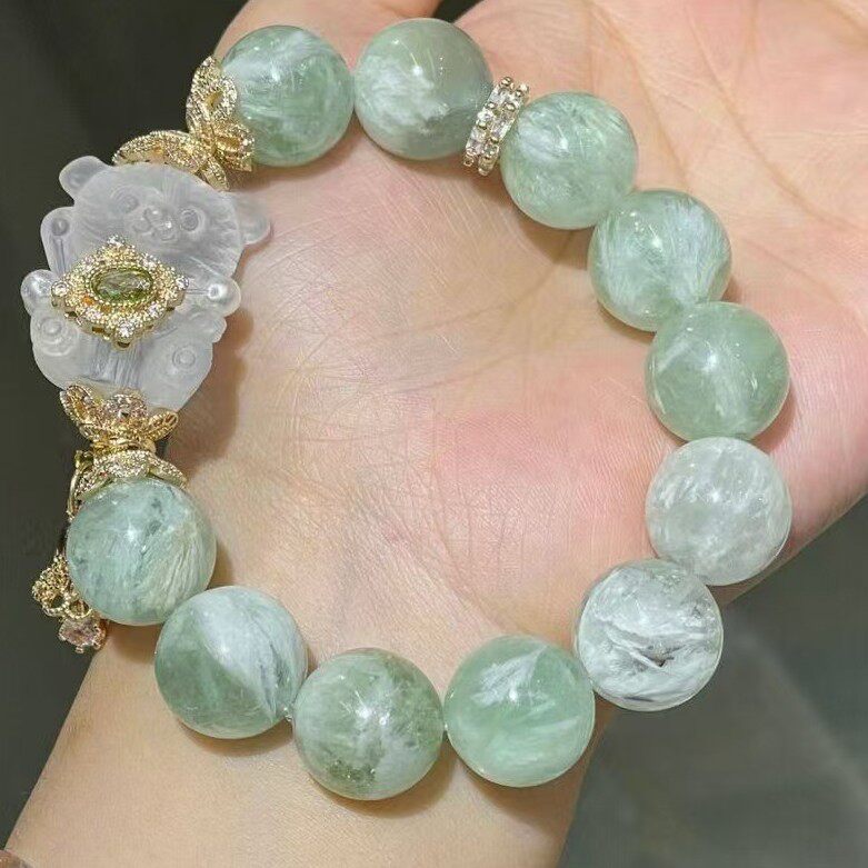 Nature's Art — Raw Fluorite Bracelet