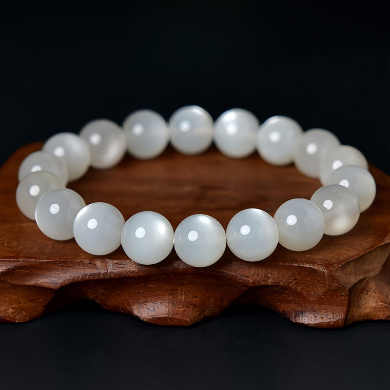 Nature's Art — Raw Moonstone Bracelet
