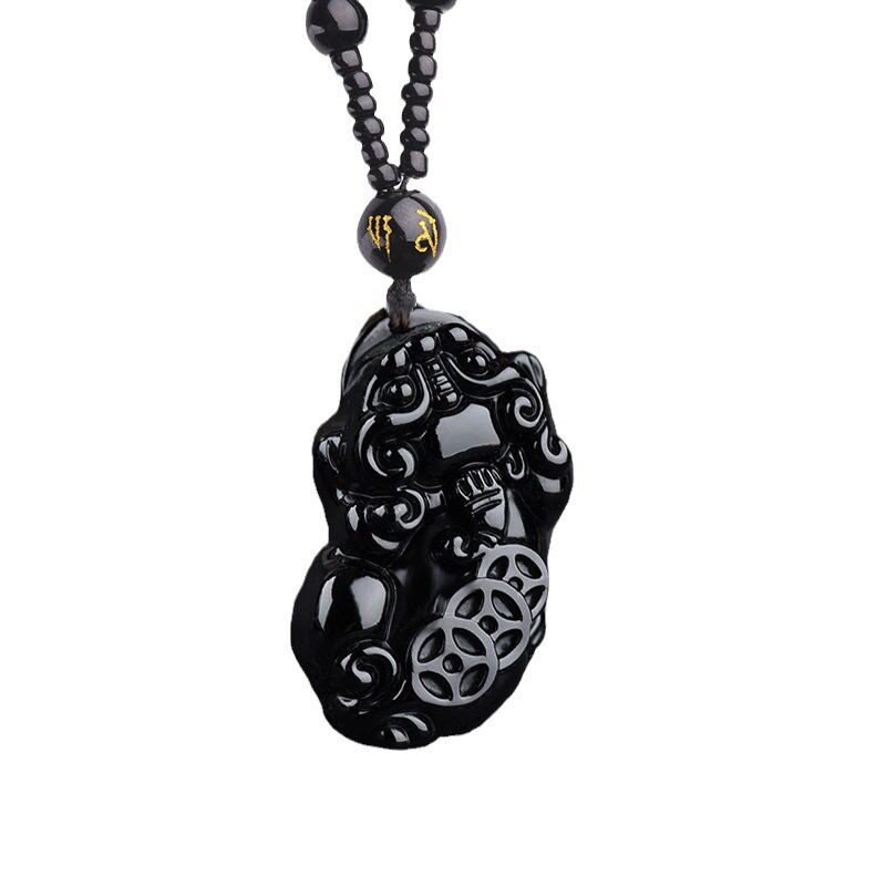 Earth's Treasure — Natural Black Obsidian Necklace