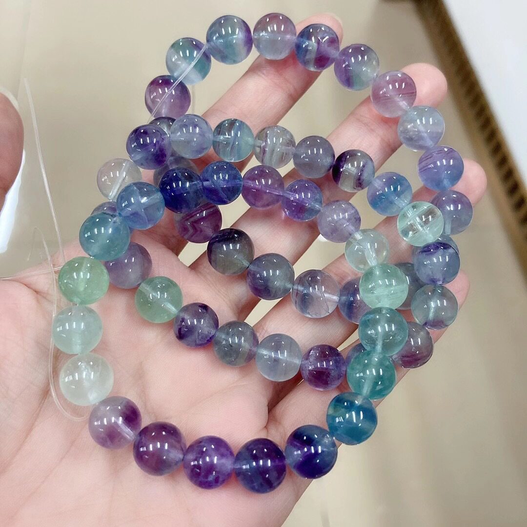 Nature's Art — Raw Fluorite Bracelet
