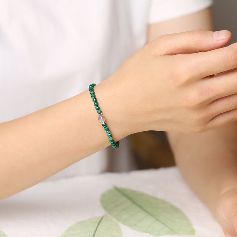 Earth's Treasure — Natural Malachite Bracelet