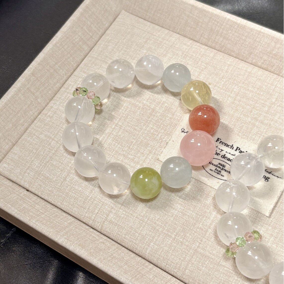 Winter Blossom — Crystal Plum Flower Carving