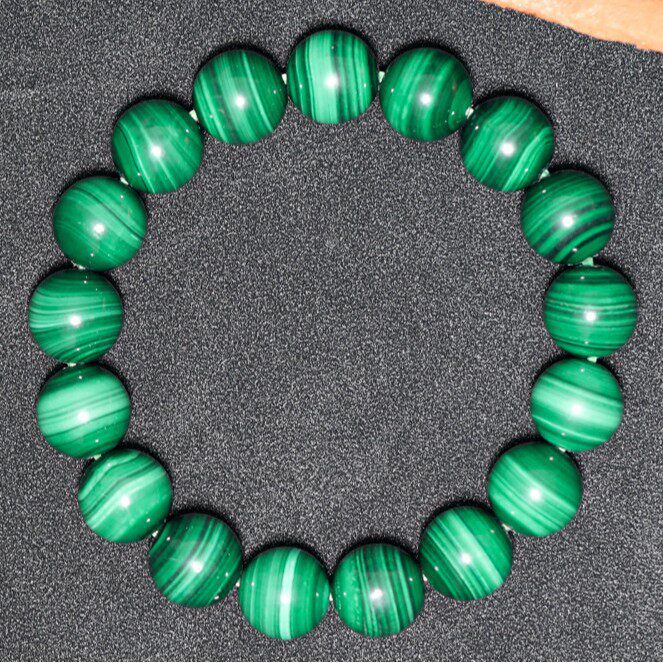 Earth's Treasure — Natural Malachite Bracelet