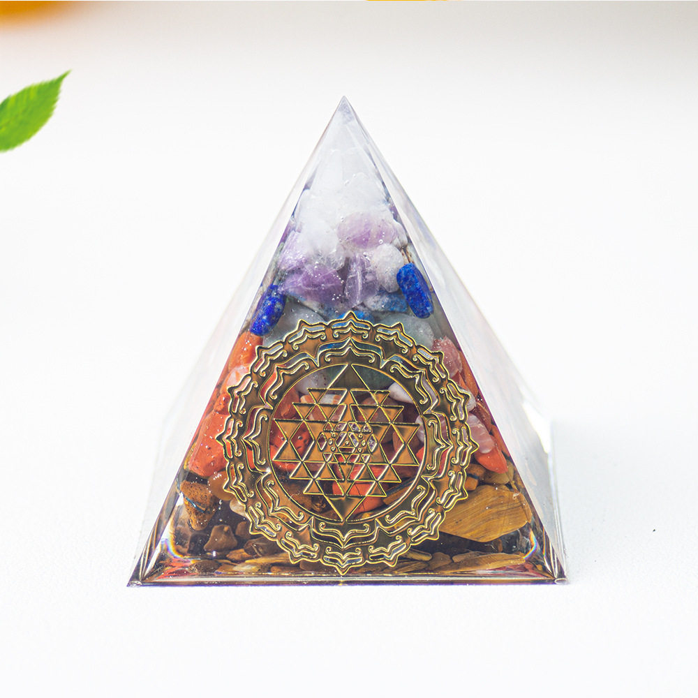 Nature's Art — Raw Crystal Pyramid