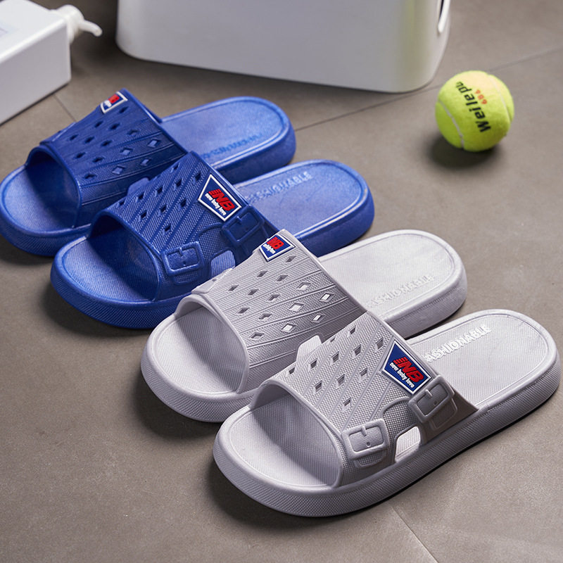 【厂家批发】夏季新款男士凉拖鞋超市地摊居家室内浴室防滑男拖鞋