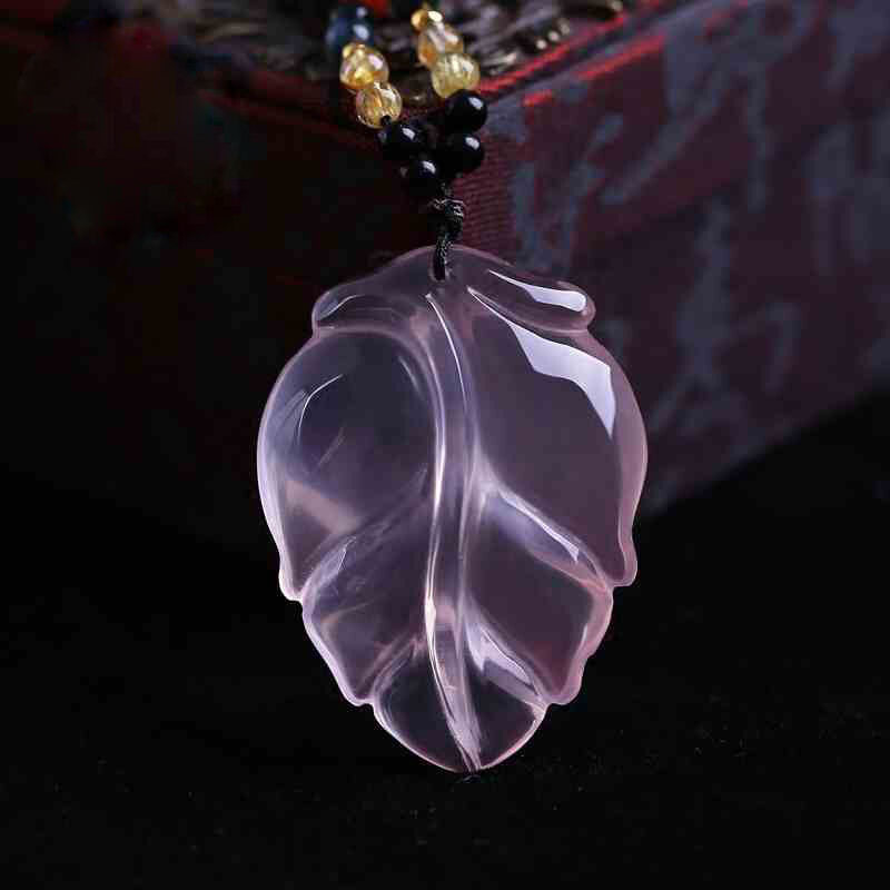 Nature's Art — Raw Rose Quartz Necklace