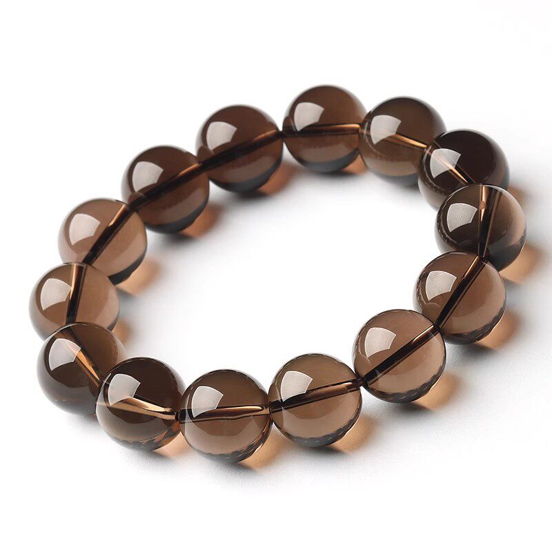 Ice-Grade Smoky Quartz Bracelet