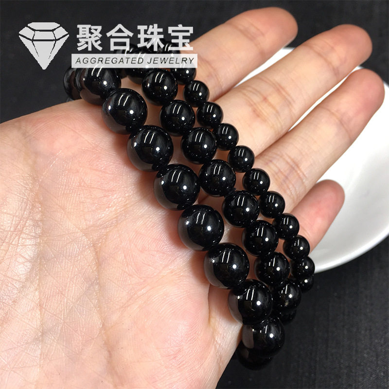 Nature's Art — Raw Black Tourmaline Bracelet