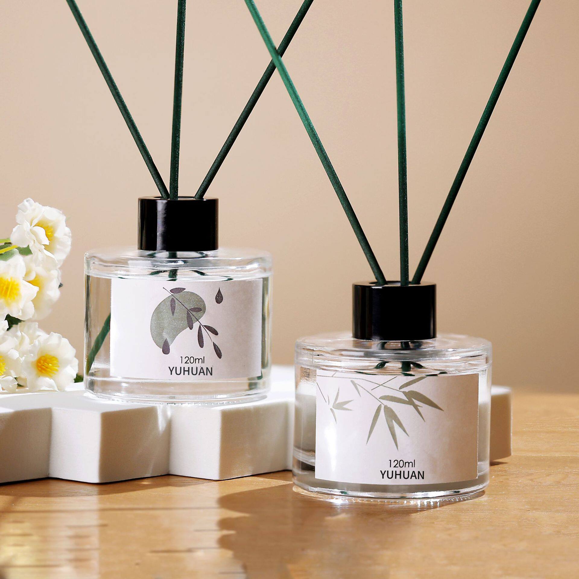 精油藤条无火香薰摆件批发室内卧室持久淡香酒店香水空气清新剂