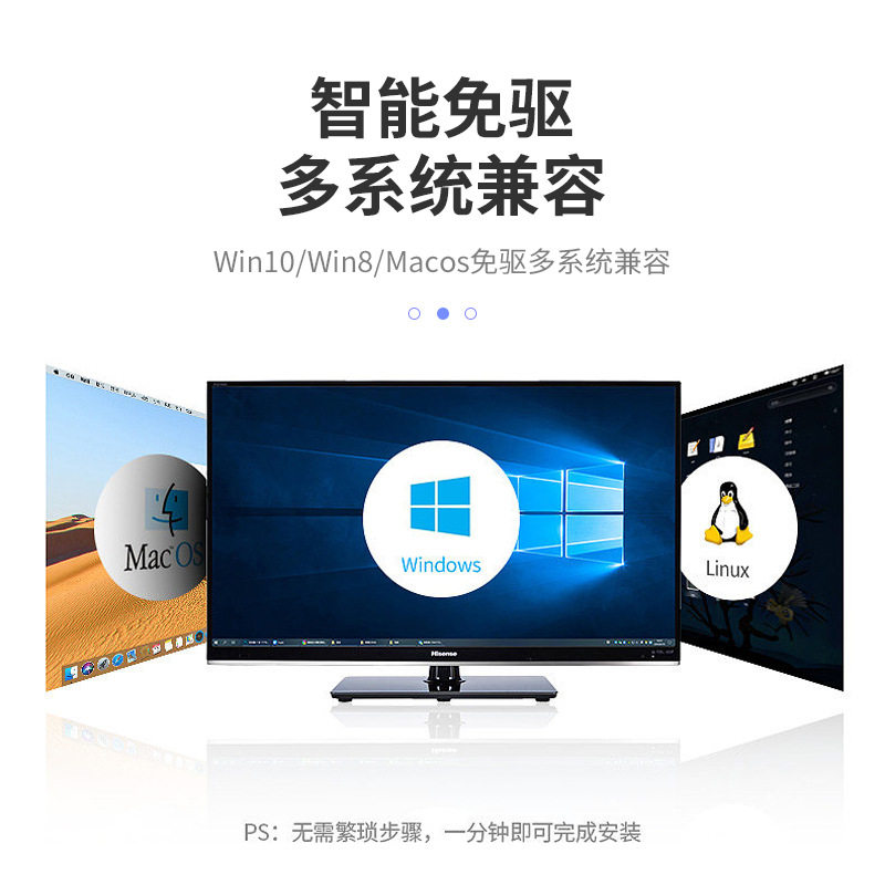 Type-C转RJ45千兆网卡USB3.1转有线网线转换器免驱即插即用连接器