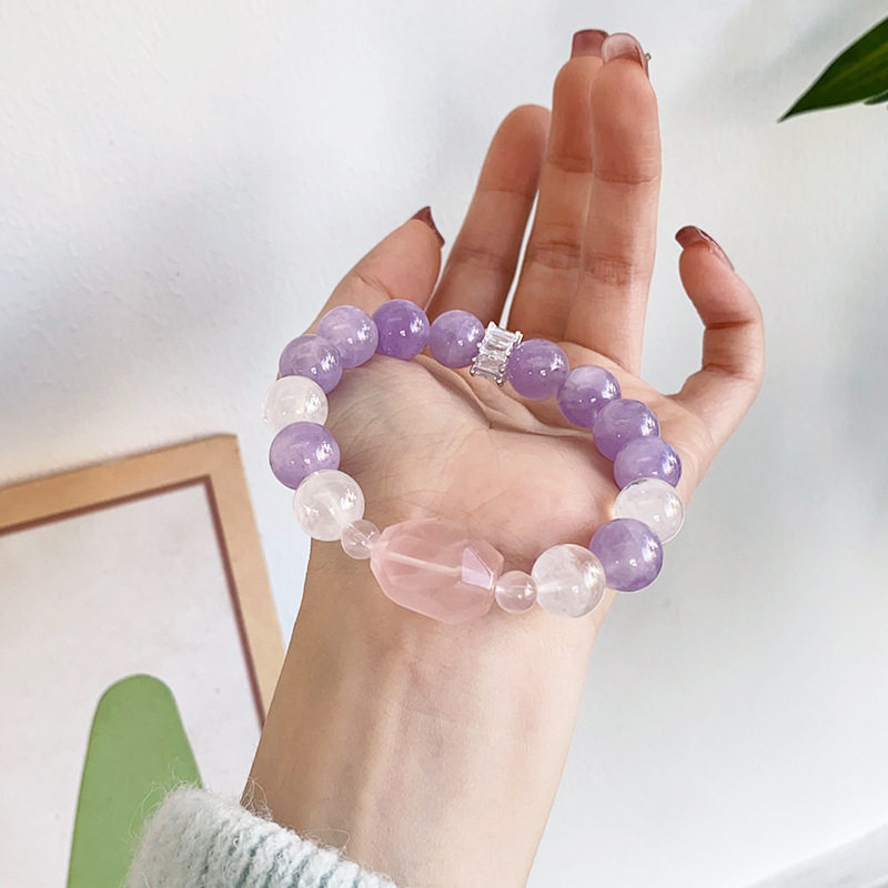 Designer Lavender Amethyst Bracelet