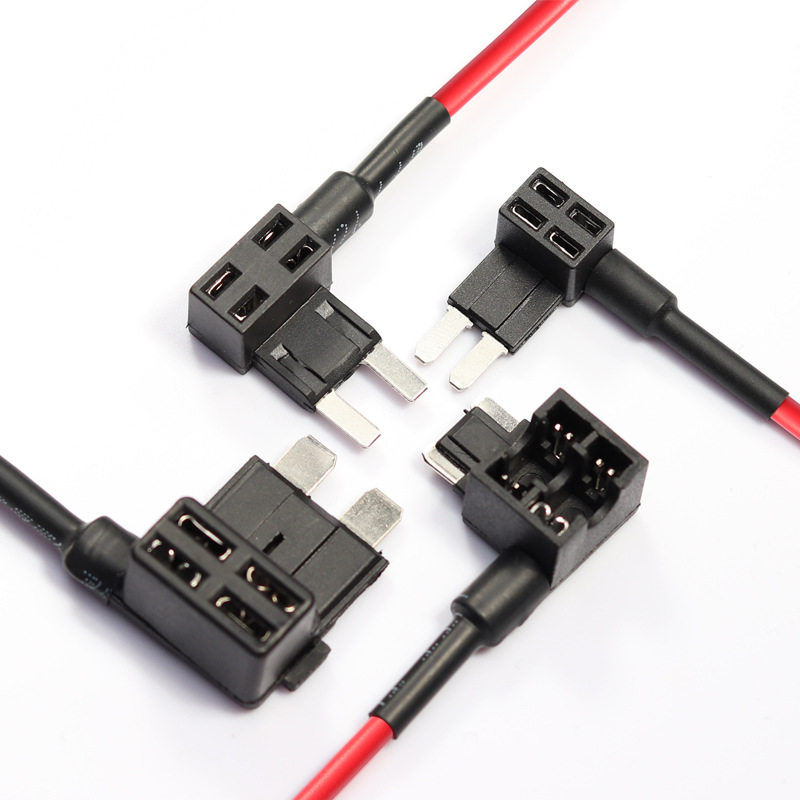 汽车保险丝盒取电器中号小号迷你短脚长脚车用插片式保险丝座