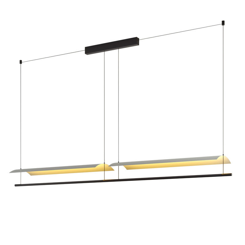 LED吊灯新中式餐厅茶室灯简约日式禅意吧台北欧灯饰极简设计