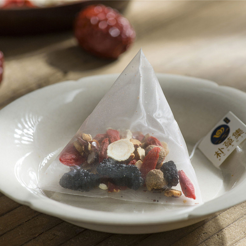 人参五宝茶八宝茶男人茶桑椹袋泡茶组合花茶袋泡茶三角包盒装代发