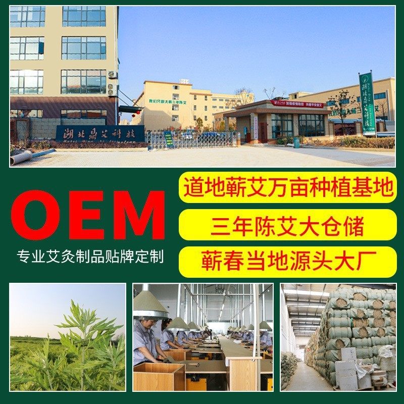 湖北黄冈蕲春艾条艾灸条手工纯艾柱蕲艾家用艾灸盒艾草条三年陈艾