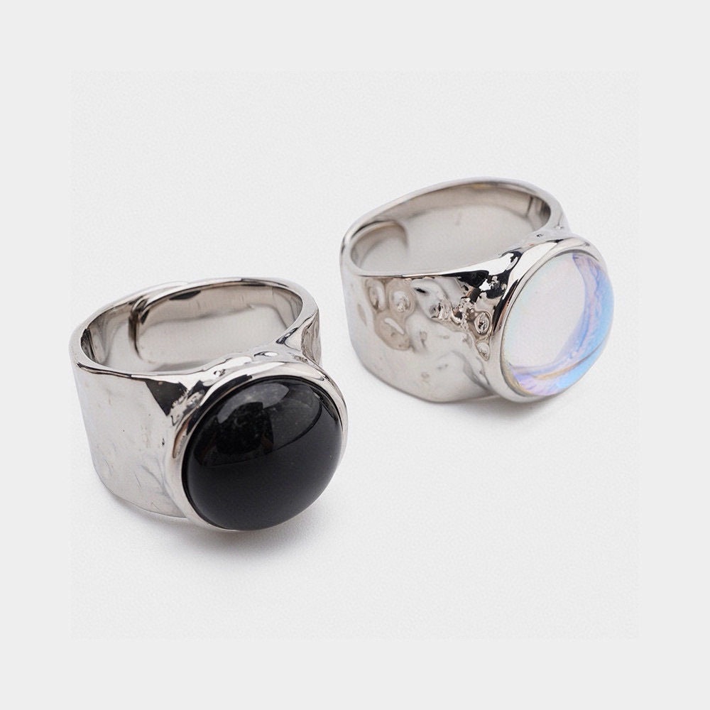 Designer Obsidian Ring