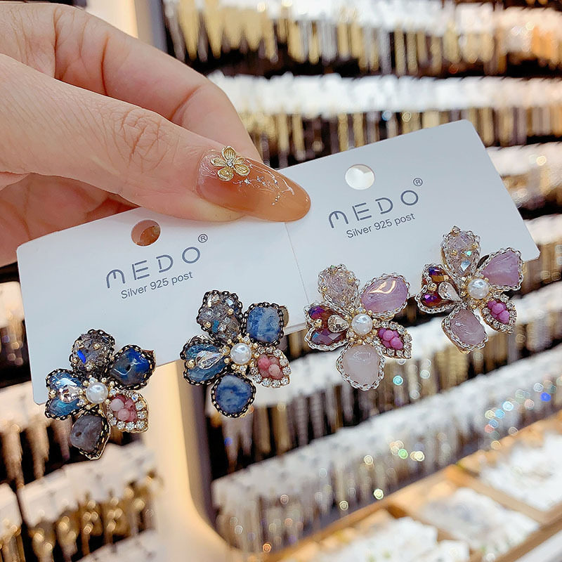 Handcrafted Luxury Vintage Crystal Earrings