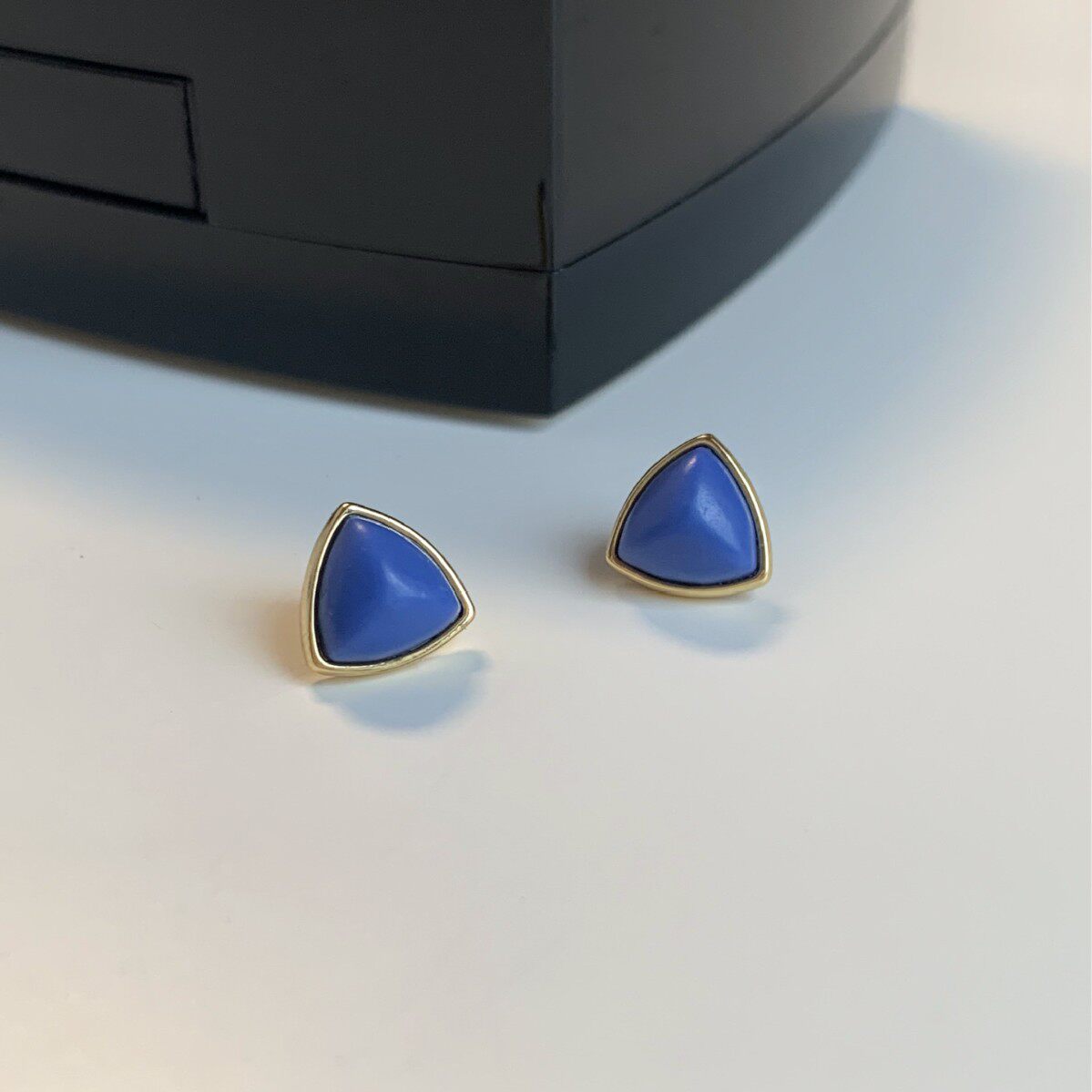 Lapis Lazuli Stud Earrings