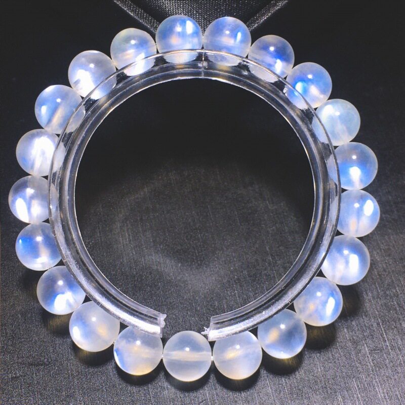 Single-Strand Blue Moonstone Bracelet