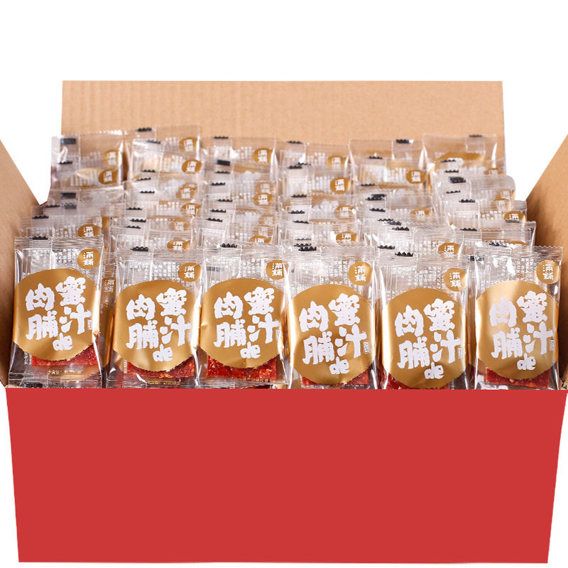 靖江猪肉脯干独立小包装特产40小包散装大礼包手撕蜜汁味休闲零食