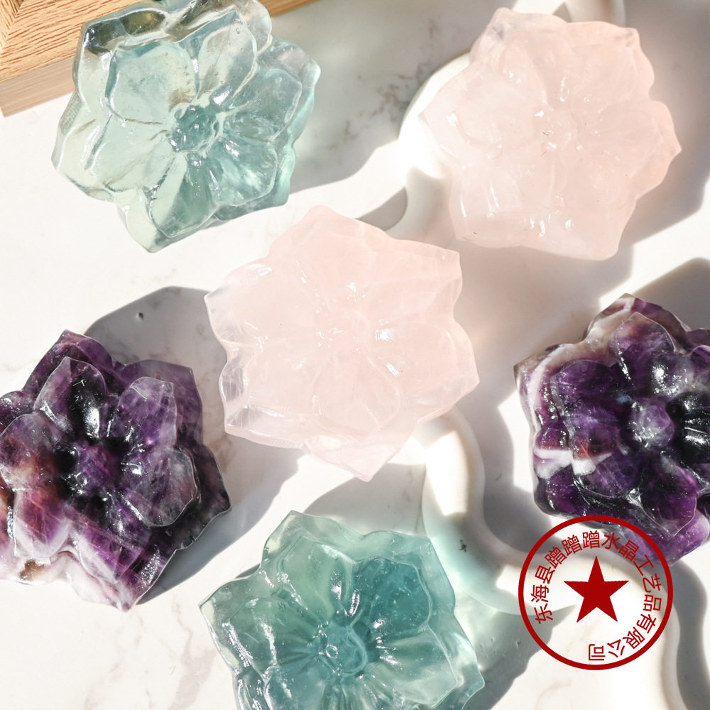 Ocean Pillar — Caribbean Calcite Square Crystal Tower