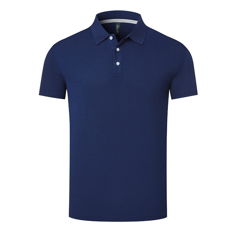 2026夏季透气防皱纯色 polo衫男装 印字工作服 翻领T恤短袖 工衣