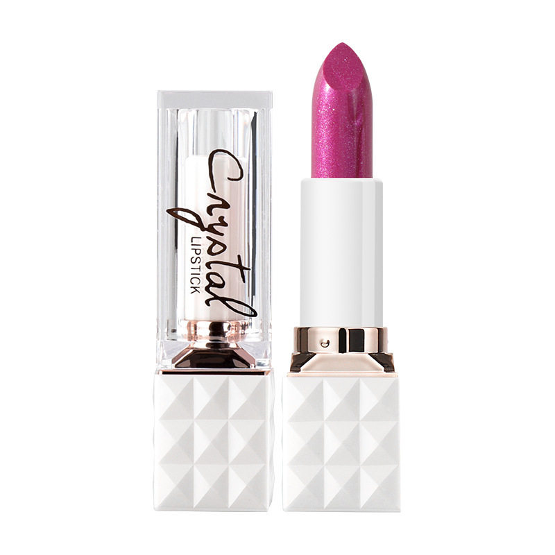 防水水光火龙果色不掉色口红持久玫紫色学生变色唇膏芭比粉唇彩釉