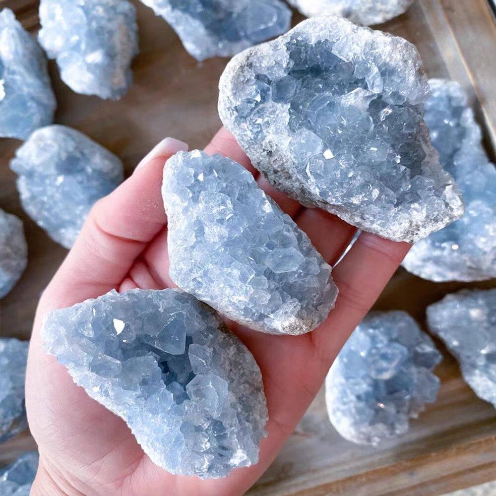 Celestial Blue — Natural Celestite Crystal Cluster