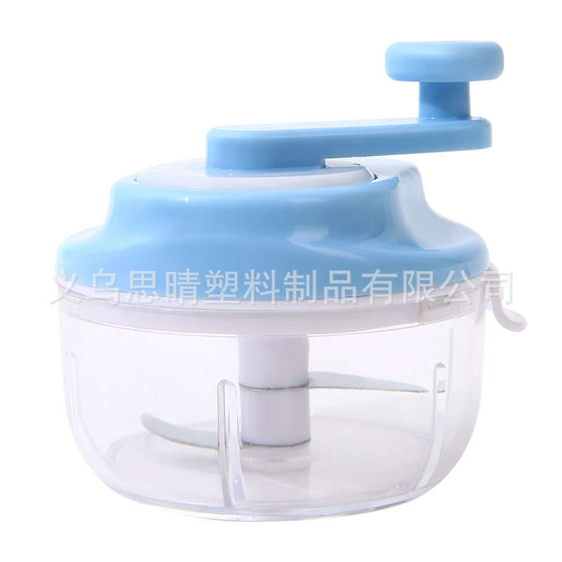 新款跨境手摇捣蒜器神器厨房绞肉辅食多功能迷你破壁剥蒜器工具