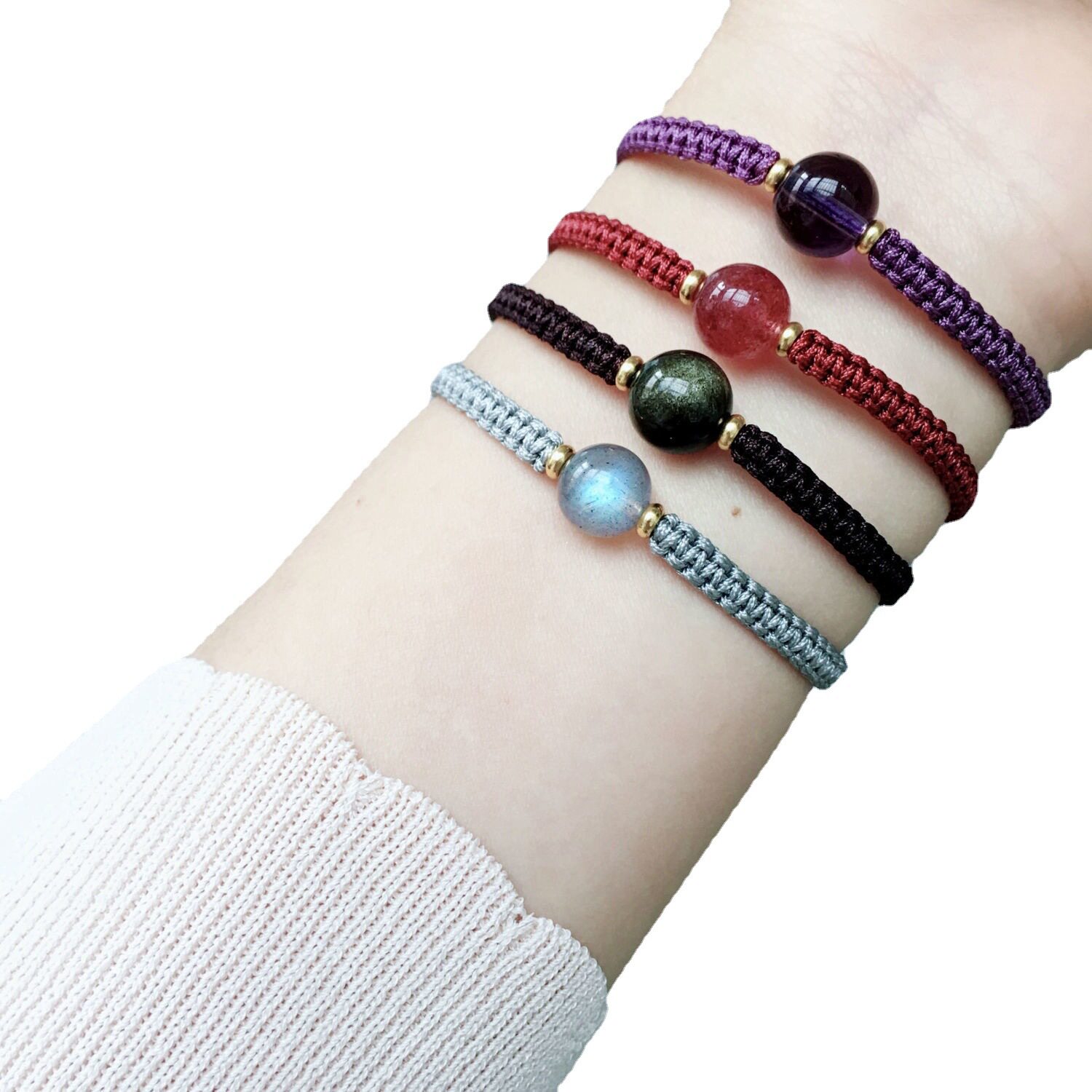 Serenity Stone — Natural Amethyst Bracelet