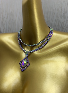 华尔兹摩登舞蹈饰品项链