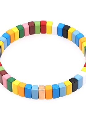 轻奢美国合金叠戴礼物手链ra同款