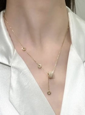 新款S925纯银小蛮腰女INS项链