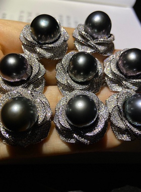 14mm南洋澳洲菲律宾深海珍珠戒指