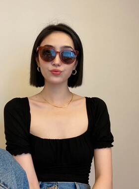 秀智同款墨镜明星同款复古风女款