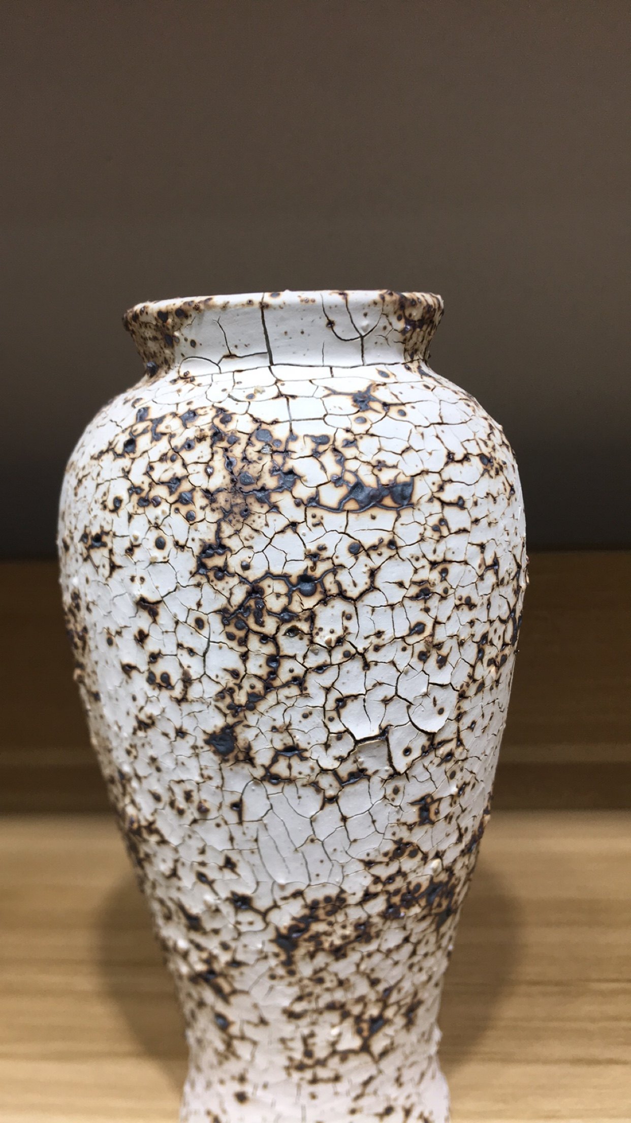 景德镇陶瓷裂纹釉面复古花瓶干花水培花插家具电视柜装饰品摆件