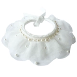 Шарф, милый чокер, слюнявчик из жемчуга, кружевное платье