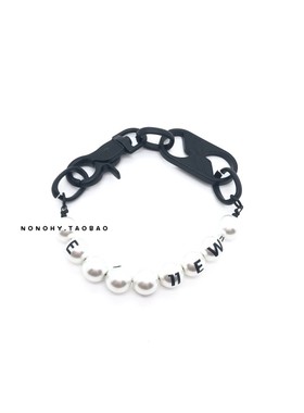 国潮风珍珠暗黑百搭项链玧其同款