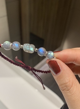 情侣天然貔貅男女款红绳手链