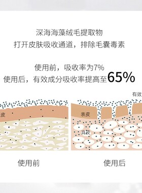吸收清透美肌焕颜膏打开疏通毛孔