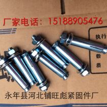 Expansion screw galvanized iron expansion bolt outer expansion carbon steel metal M6M8M10M12 small head expansion