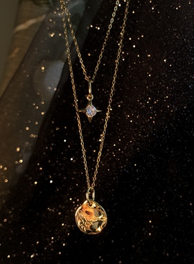 星球纯银不掉色混搭风吊坠