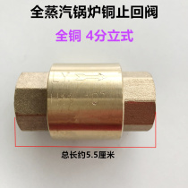 Check Valve Industrial Full Steam Boiler One-way Check Valve Full Copper Water Stop Valve 4 Divided Upright Only Fail To Get Out Of The Valve